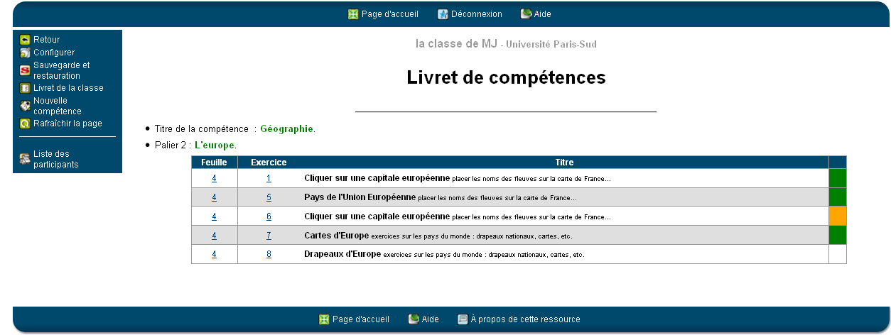 D�tail d'un pallier