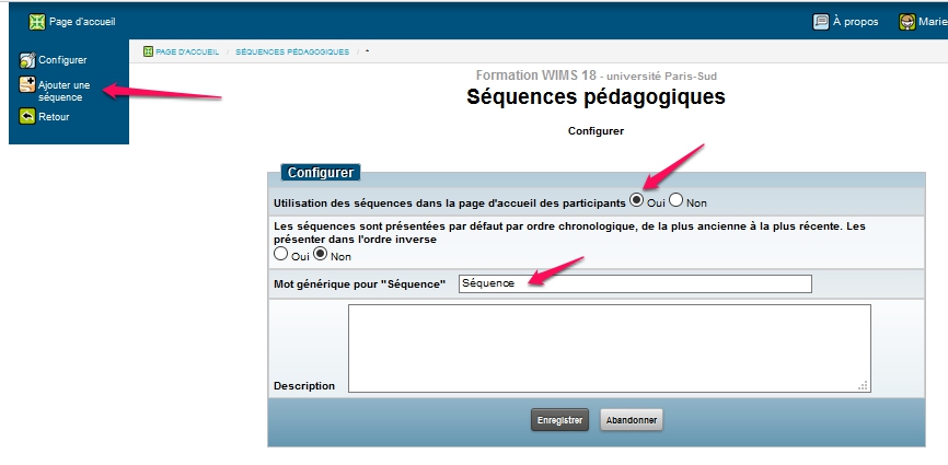Affichage global des r�sultats individuels